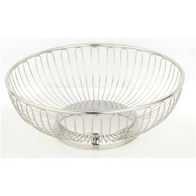 Round Wire Basket (Solid Base) 175x60mm