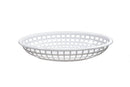 Coney Isand - Oval Plastic Serving Basket, Red 240x150x50mm