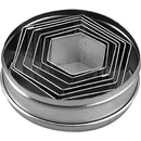 Chef Inox 6 Piece Hexagon Cutter Set 45-95mm