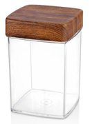 Evelin Square Cannister with Lid 100x100x140mm